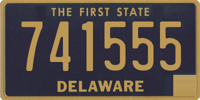 DE license plate 741555