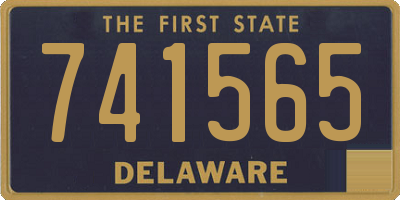 DE license plate 741565