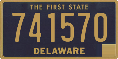 DE license plate 741570