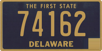 DE license plate 74162