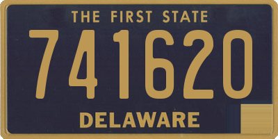 DE license plate 741620