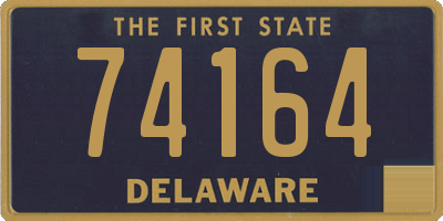 DE license plate 74164