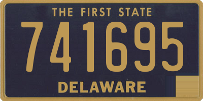 DE license plate 741695