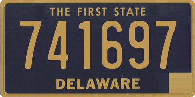 DE license plate 741697
