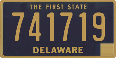 DE license plate 741719