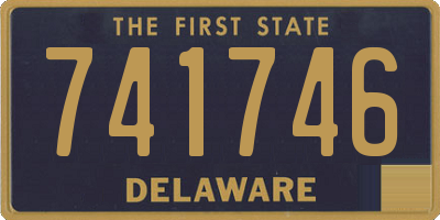 DE license plate 741746