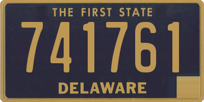 DE license plate 741761