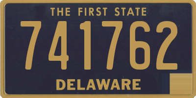 DE license plate 741762