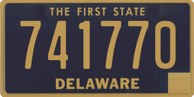 DE license plate 741770