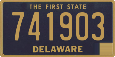 DE license plate 741903