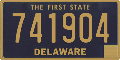 DE license plate 741904