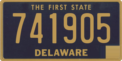 DE license plate 741905