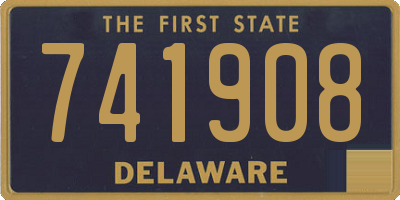 DE license plate 741908