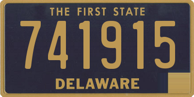 DE license plate 741915