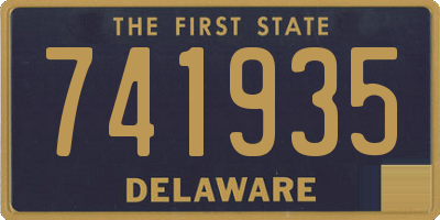 DE license plate 741935