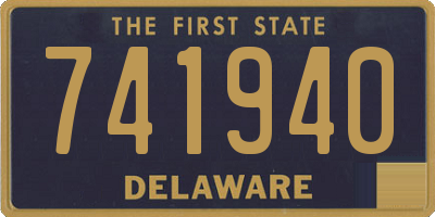 DE license plate 741940