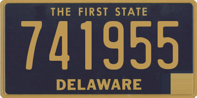 DE license plate 741955