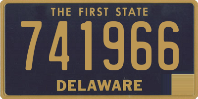 DE license plate 741966