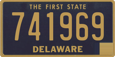 DE license plate 741969