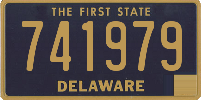 DE license plate 741979