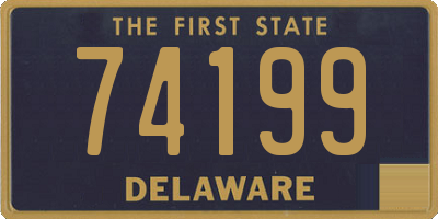 DE license plate 74199