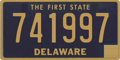 DE license plate 741997