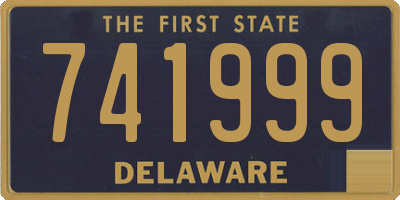 DE license plate 741999