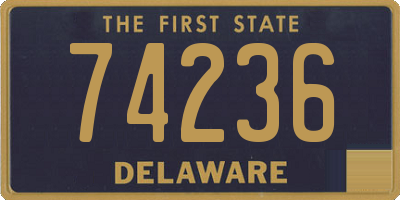 DE license plate 74236