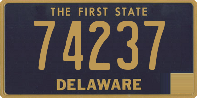 DE license plate 74237