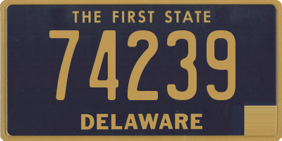 DE license plate 74239