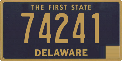 DE license plate 74241