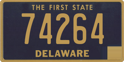 DE license plate 74264