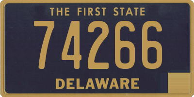 DE license plate 74266