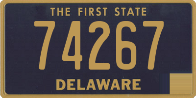 DE license plate 74267