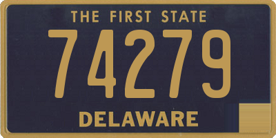 DE license plate 74279