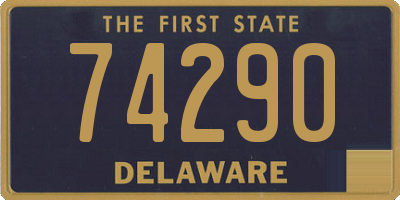 DE license plate 74290