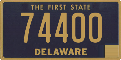 DE license plate 74400