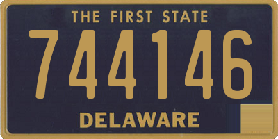 DE license plate 744146