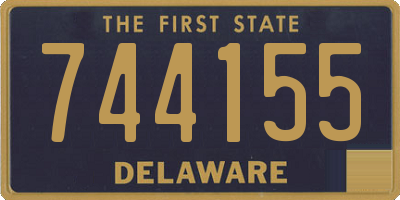 DE license plate 744155