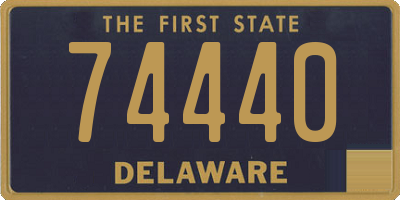 DE license plate 74440