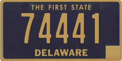 DE license plate 74441