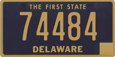 DE license plate 74484