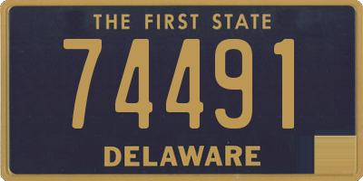 DE license plate 74491