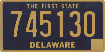 DE license plate 745130