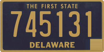 DE license plate 745131