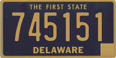 DE license plate 745151
