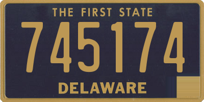 DE license plate 745174