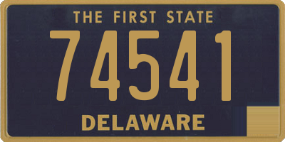 DE license plate 74541