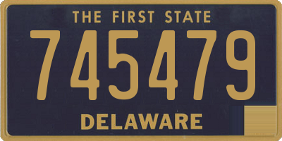 DE license plate 745479