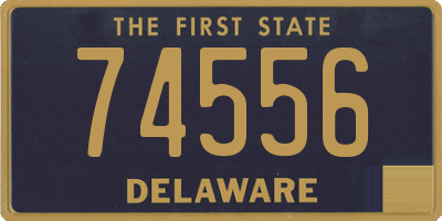 DE license plate 74556